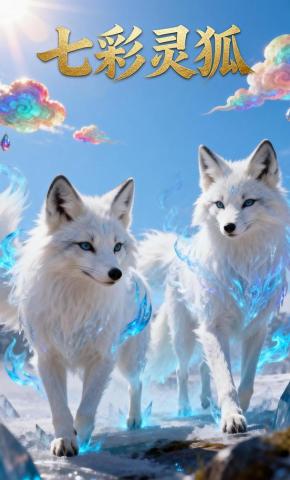 短剧《七彩灵狐》海报