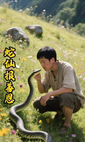 短剧《蛇仙报善恩》海报