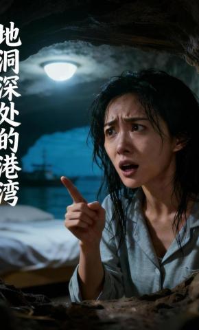 短剧《地洞深处的港湾》海报