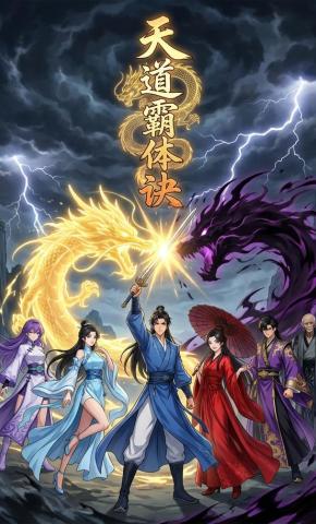 短剧《天道霸体诀》海报