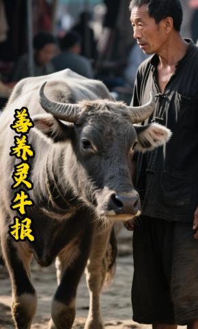 短剧《善养灵牛报》海报