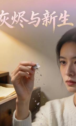 短剧《灰烬与新生》海报