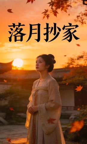 短剧《落月抄家》海报