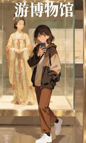短剧《游博物馆》海报