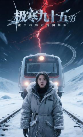 短剧《极寒九十五：重生我绑定雪国列车》海报