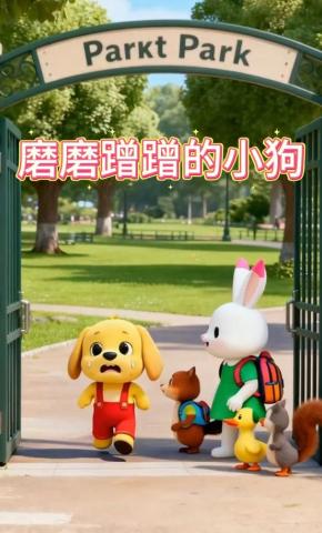 短剧《磨磨蹭蹭的小狗》海报