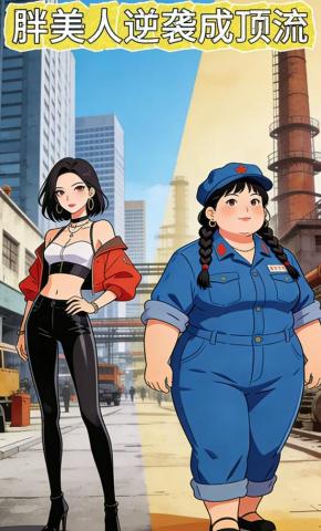 短剧《胖美人逆袭成顶流》海报