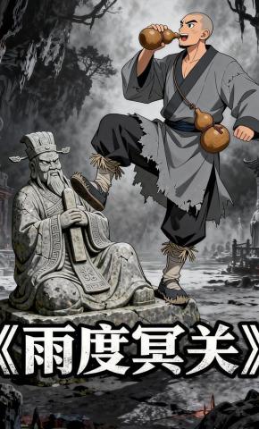 短剧《雨度冥关》海报