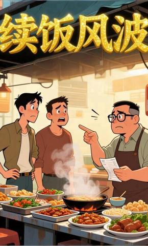 短剧《续饭风波》海报