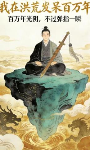 短剧《我在洪荒发呆百万年》海报