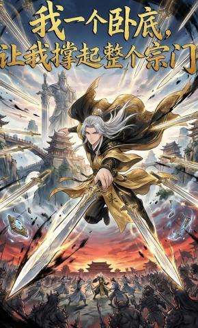 短剧《我一个卧底，让我撑起整个宗门》海报