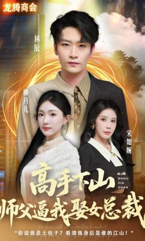 短剧《高手下山师父逼我去娶女总裁》海报