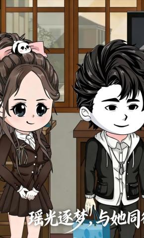 短剧《瑶光逐梦，与她同行》海报