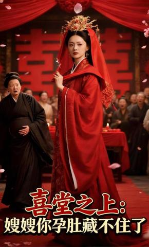 短剧《喜堂之上：嫂嫂你孕肚藏不住了》海报