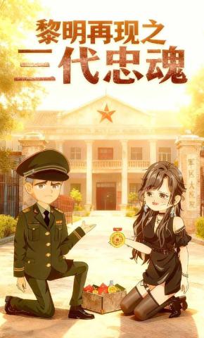 短剧《黎明再现之三代忠魂》海报