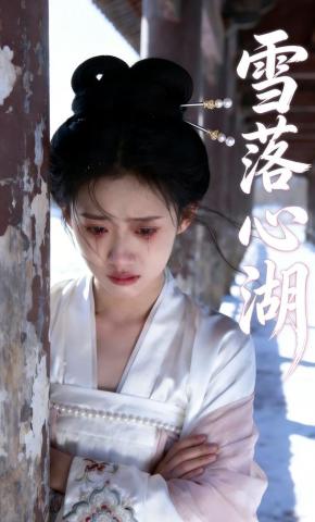 短剧《雪落心湖》海报