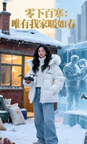 短剧《零下百寒：唯有我家暖如春》海报