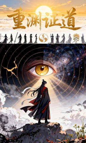 短剧《重渊证道》海报