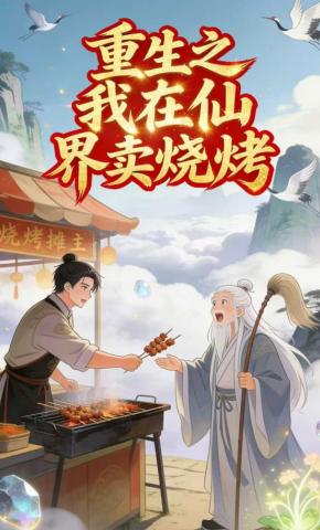 短剧《重生之我在仙界卖烧烤》海报