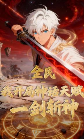 短剧《全民 我开局神话天赋，一剑斩神》海报