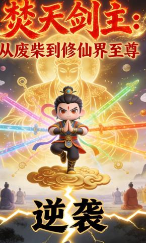 短剧《焚天剑主：从废柴到修仙界至尊》海报
