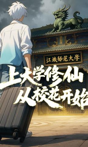 短剧《上大学修仙从校花开始》海报