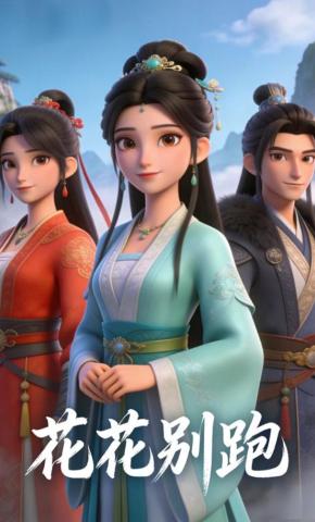 短剧《花花别跑》海报