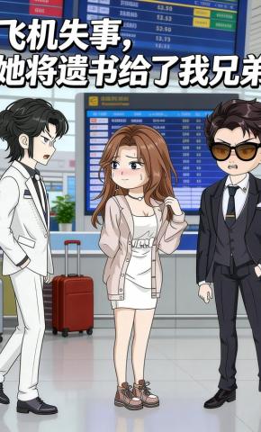 短剧《飞机失事，她将遗书给了我兄弟》海报
