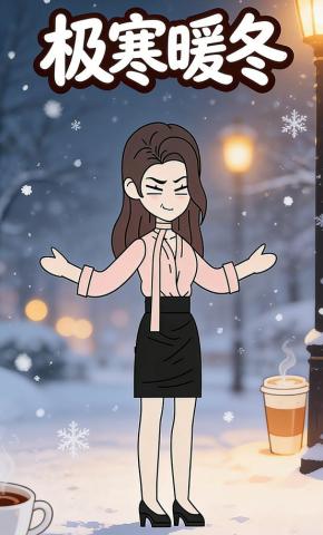 短剧《极寒暖冬》海报