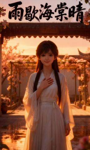 短剧《雨歇海棠晴》海报