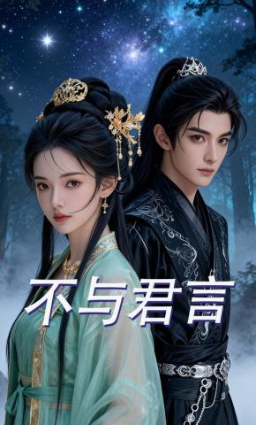 短剧《不与君言》海报