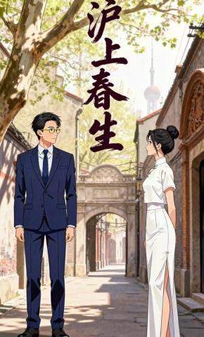 短剧《沪上春生》海报