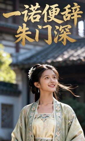 短剧《一诺便辞朱门深》海报