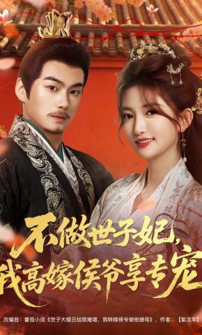 短剧《不做世子妃，我高嫁侯爷享专宠》海报