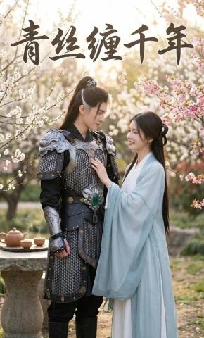 短剧《青丝缠千年》海报