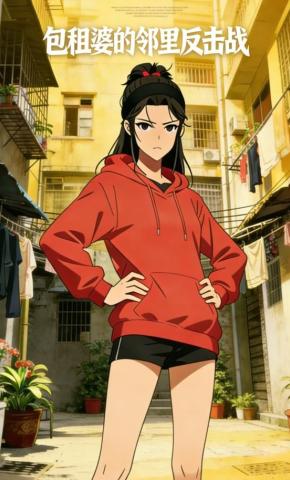 短剧《包租婆的邻里反击战》海报