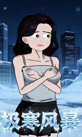 短剧《极寒风暴》海报