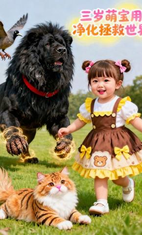 短剧《三岁萌宝用净化拯救世界》海报