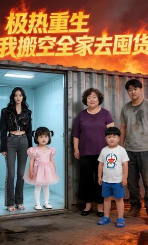 短剧《极热重生我搬空全家去囤货》海报