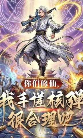 短剧《你们修仙，我手搓核弹很合理吧？》海报