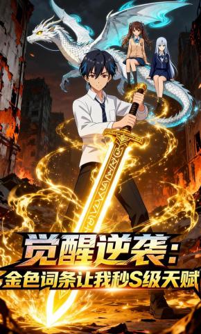 短剧《觉醒逆袭：金色词条让我秒S级天赋》海报