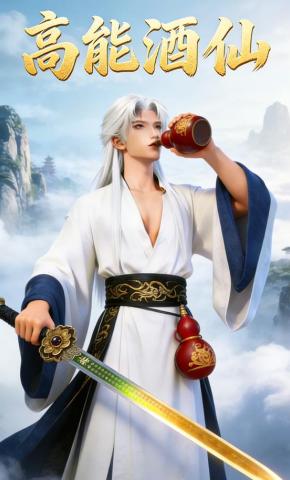 短剧《高能酒仙》海报