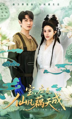 短剧《宝，应是仙凡藕天成》海报