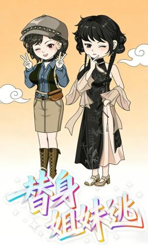 短剧《替身姐妹逃》海报