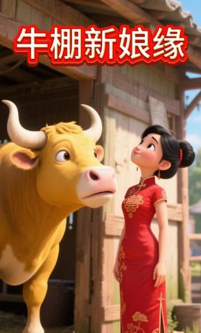 短剧《牛棚新娘缘》海报
