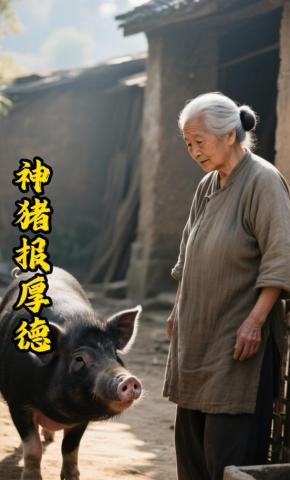 短剧《神猪报厚德》海报