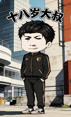 短剧《十八岁大叔》海报