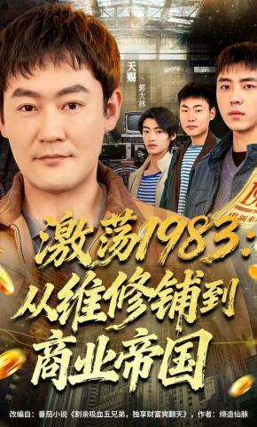 短剧《激荡1983：从维修铺到商业帝国》海报