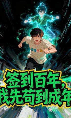 短剧《签到百年，我先苟到成年》海报