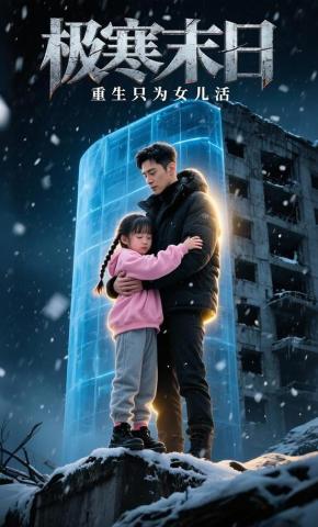 短剧《极寒末日，重生只为女儿活》海报
